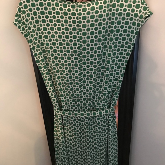 Banana Republic Green and white lattice dress - Picture 5 of 6